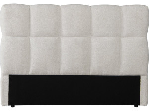 Kopfteil aus dickem Stoff im Bubble-Stil "Alpe d'Huez" - 140 cm - Beige