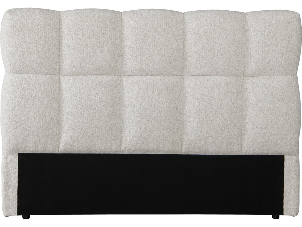 Kopfteil aus dickem Stoff im Bubble-Stil "Alpe d'Huez" - 160 cm - Beige