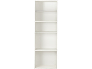 Schrank mit 5 Regalen "Opera" - 60 x 45 x 180 cm - Weiß