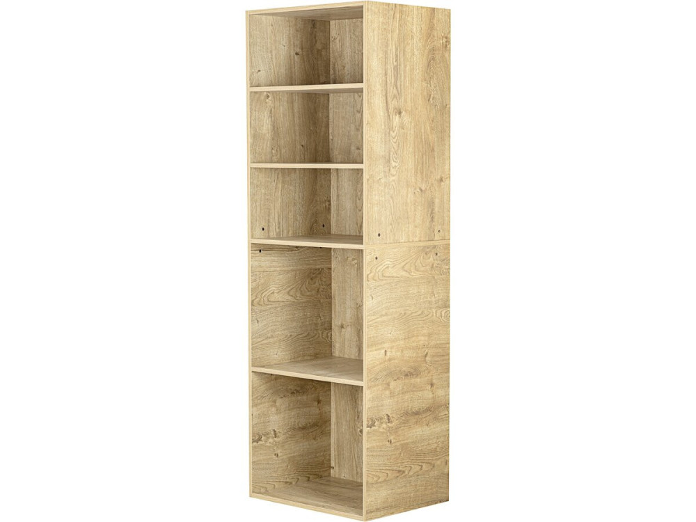 Schrank mit 5 Regalen "Opera" - 60 x 45 x 180 cm - Beige