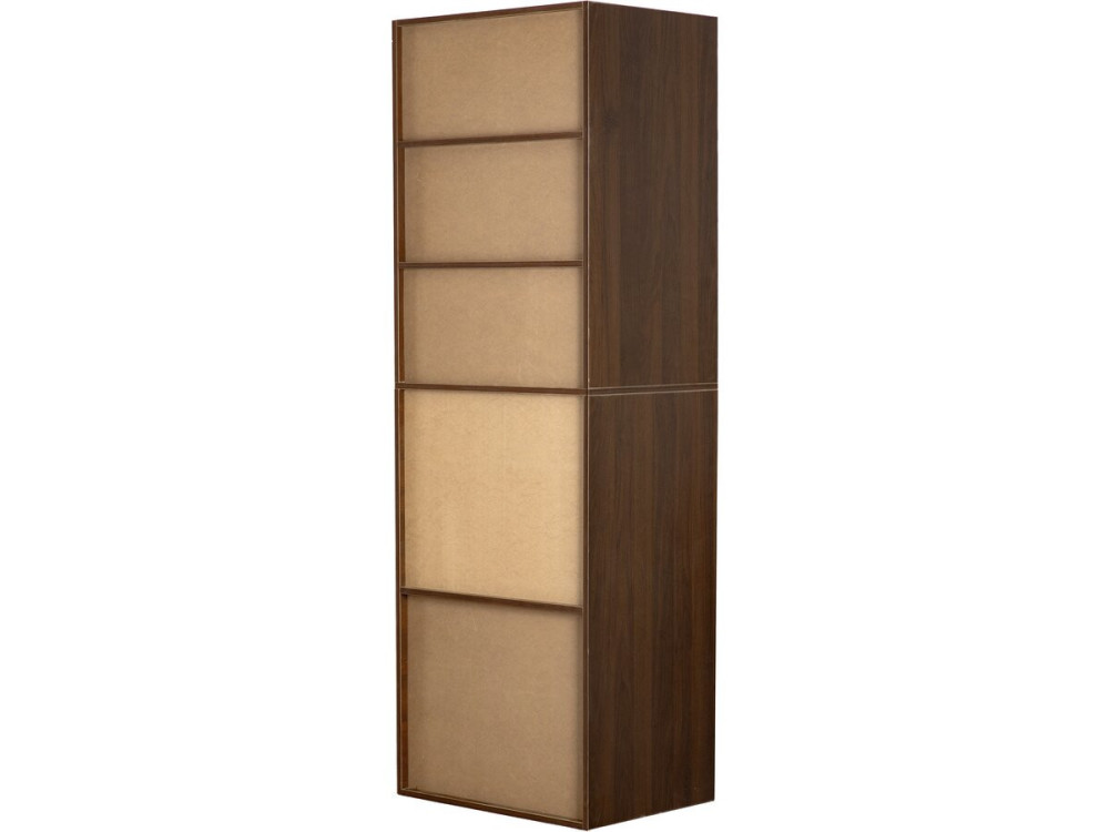 Schrank mit 5 Regalen "Opera" - 60 x 45 x 180 cm - Braun
