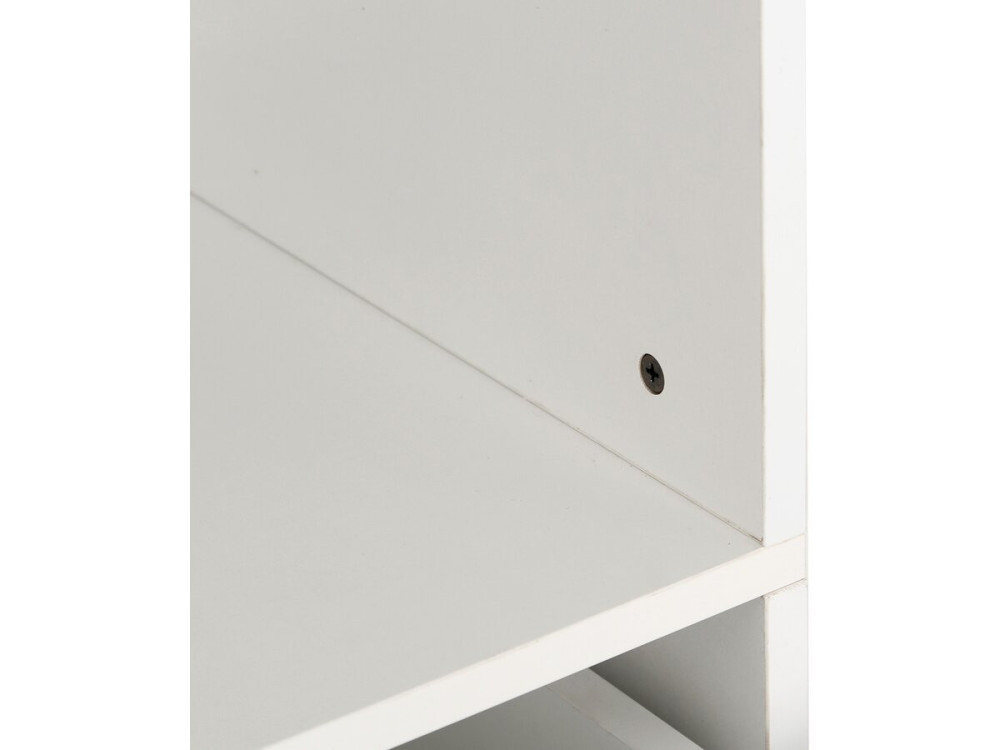 Schrank mit 5 Schubladen und 2 Regalen "Opera" - 60 x 45 x 180 cm - Weiß