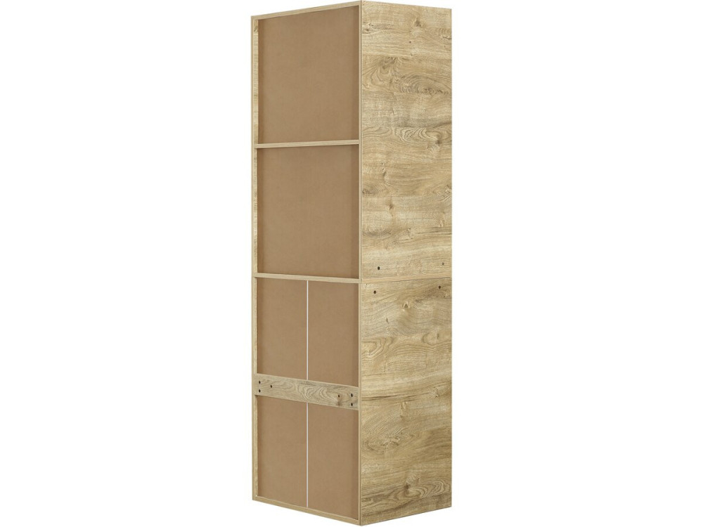 Schrank mit 5 Schubladen und 2 Regalen "Opera" - 60 x 45 x 180 cm - Beige