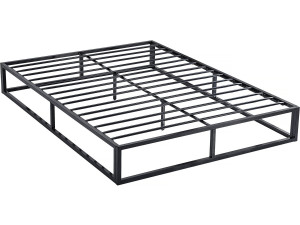 Bettgestell aus Metall 160 x 200 cm  - Schwarz