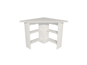 Holzschreibtisch "Corner " - 80 x 80 x 73 cm - Weiß