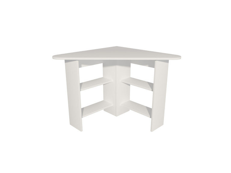Holzschreibtisch "Corner " - 80 x 80 x 73 cm - Weiß