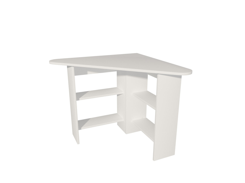 Holzschreibtisch "Corner " - 80 x 80 x 73 cm - Weiß