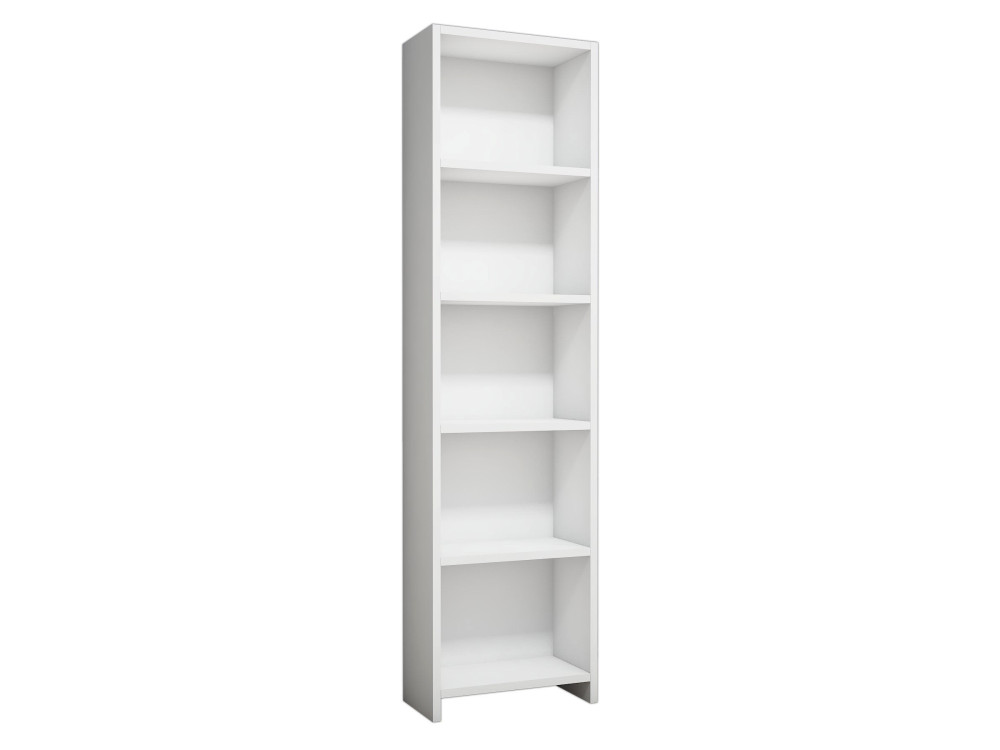 Bücherregal aus Holz "Barkin" - 40 x 19 x 150 cm - Weiß