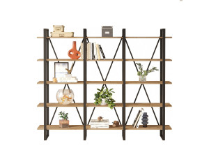 Bücherregal aus Holz "ML4" - 219 x 34 x 180 cm - Atlantische Kiefer