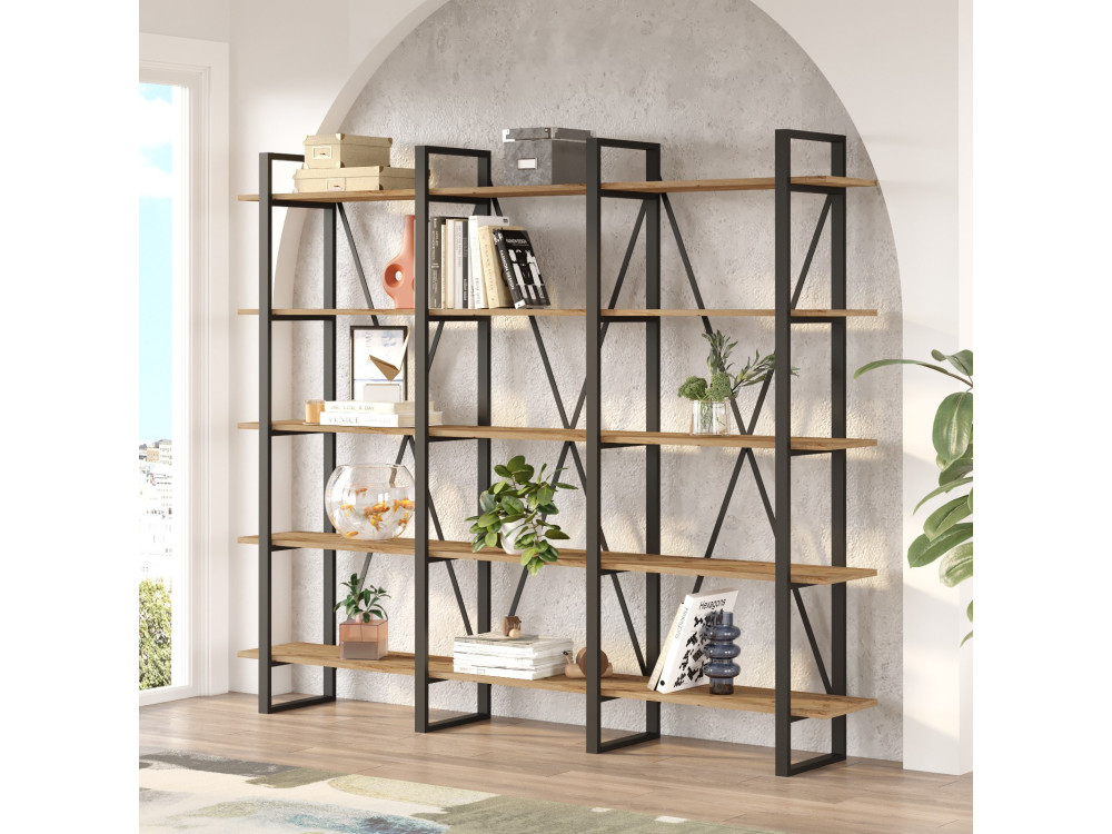 Bücherregal aus Holz "ML4" - 219 x 34 x 180 cm - Atlantische Kiefer