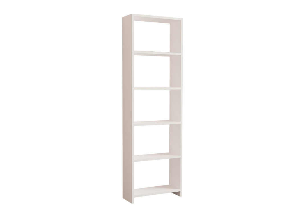 Bücherregal aus Holz "New" - 50 x 19 x 160 cm - Weiß