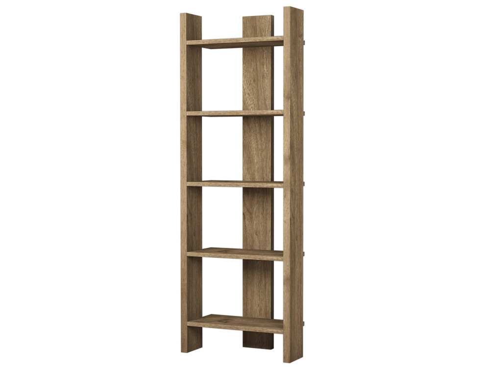 Bücherregal aus Holz "Virba" - 52 x 22 x 149 cm - Walnussholz