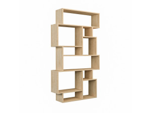 Holz Bücherregal "Karmato" - 96 x 25 x 168 cm - Sonoma Eiche