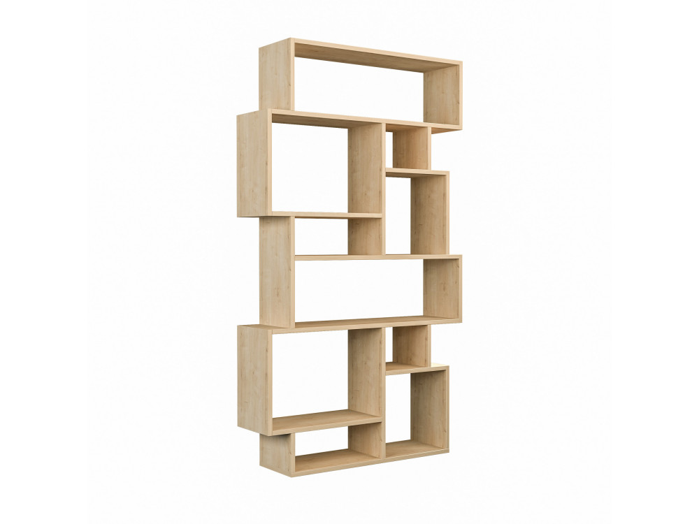 Bücherregal aus Holz "Karmato" - 96 x 25 x 168 cm - Sonoma Eiche