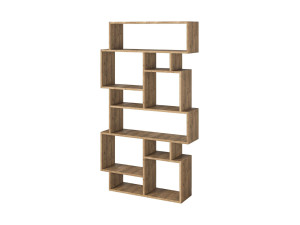 Bücherregal aus Holz "Karmato" 96 x 25,5 x 168,5 cm - Hitit