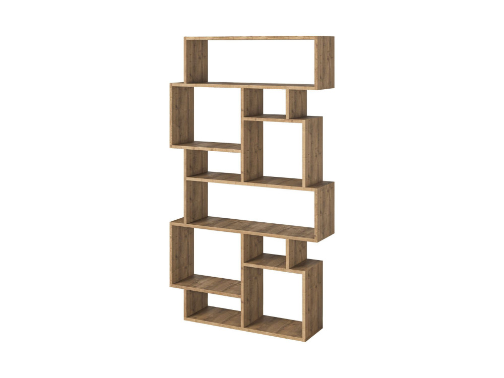 Holz Bücherregal "Karmato" - 96 x 25 x 168 cm - Braun
