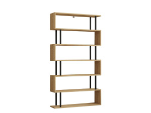 Bücherregal aus Holz "Hector" - 90 x 22 x 162 cm - Saphir