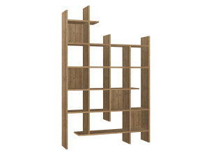 Bücherregal aus Holz "Manco" - 122 x 25 x 188 cm - Hitit