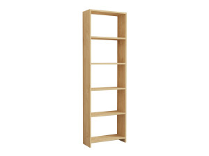 Bücherregal aus Holz "New" - 50 x 19 x 160 cm - Eiche