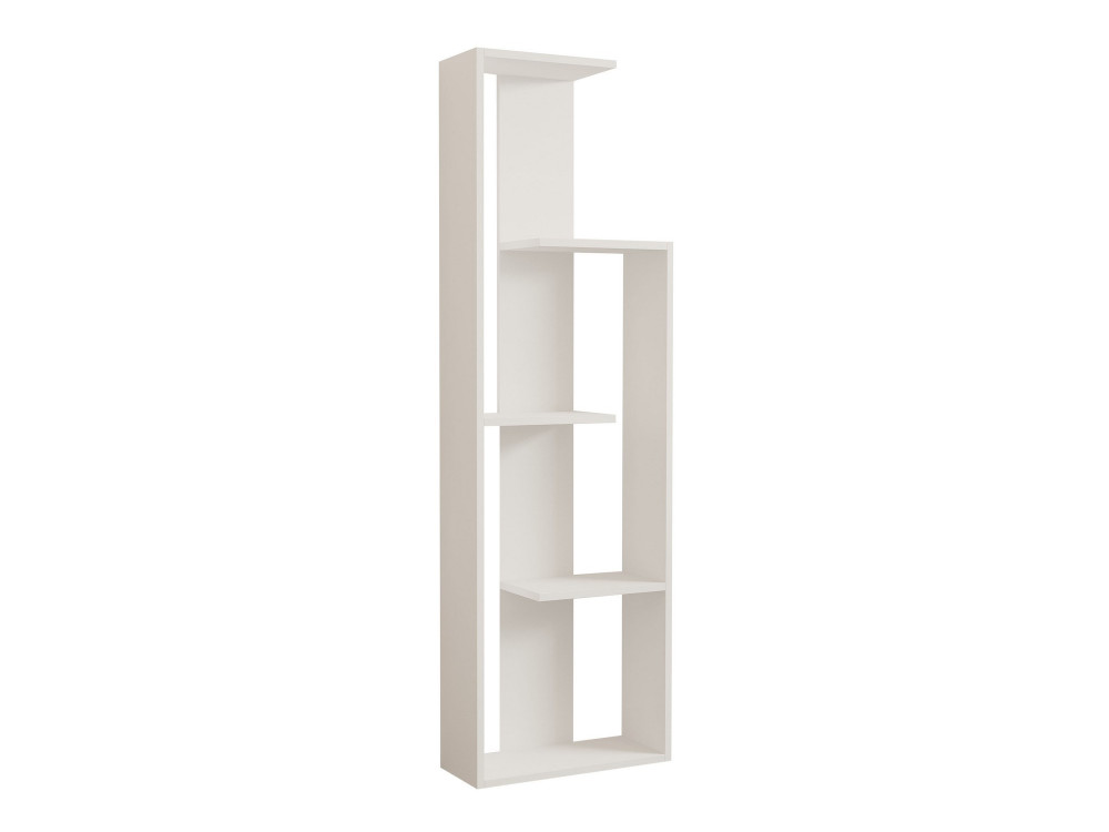 Bücherregal aus Holz "Wand" - 50 x 19 x 160 cm - Weiß