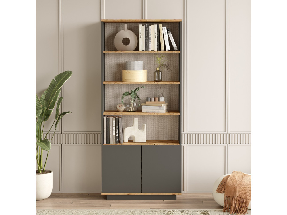 Holz Bücherregal "Forlan" 75 x 26,8 x 168,3 cm - Atlantische Kiefer