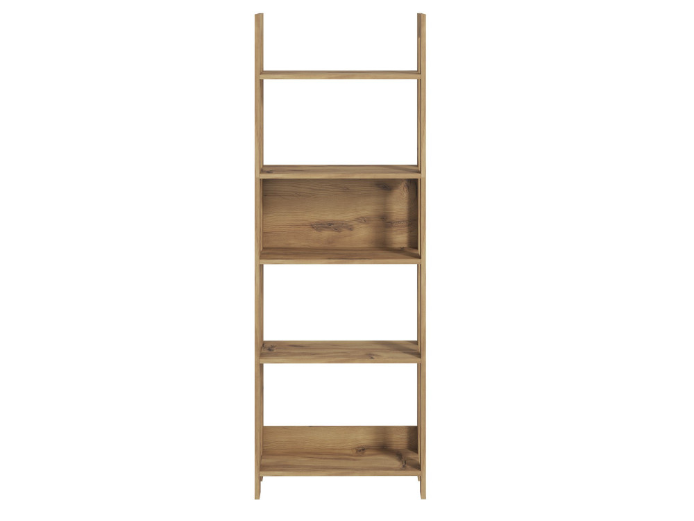 Holz Bücherregal "Country" - 64 x 30 x 180 cm - Braun