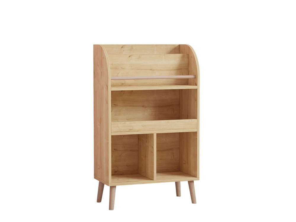 Bücherregal aus Holz "Minola" - 60 x 30 x 102 cm - Beige