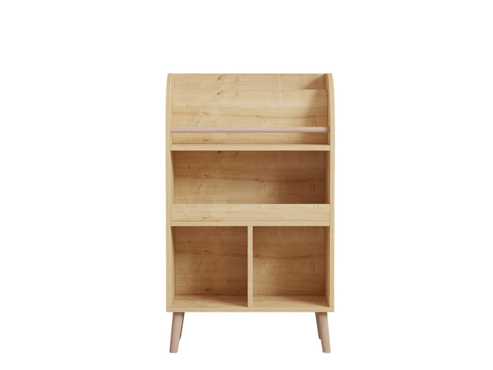 Bücherregal aus Holz "Minola" - 60 x 30 x 102 cm - Beige