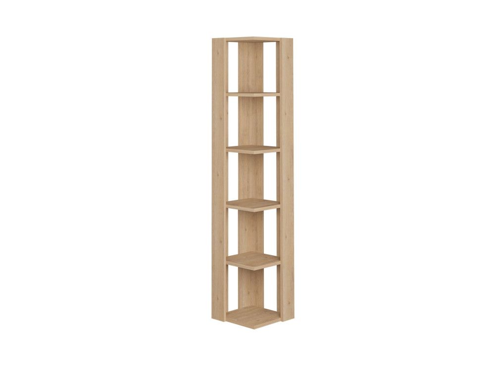Bücherregal aus Holz "Nati" - 32 x 32 x 161 cm - Beige
