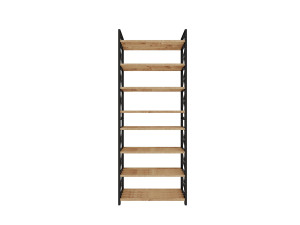 Bücherregal aus Holz "Plastic" - 46 x 18 x 128 cm - Schwarz