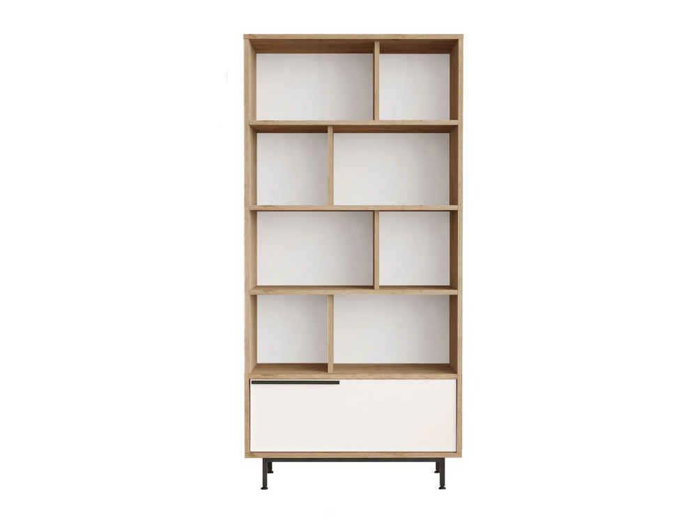 Bücherregal aus Holz "ON4-SW" - 84 x 30 x 176 cm - Weiß
