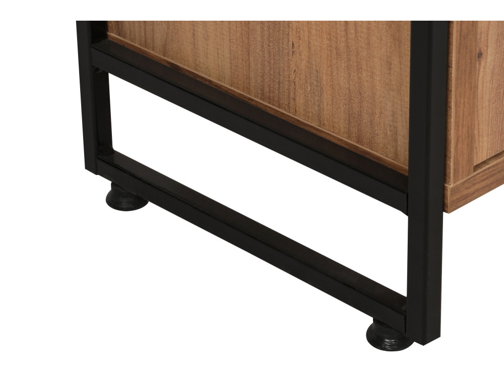 Holz Bücherregal "Tervel" - 49 x 30 x 180 cm - Braun