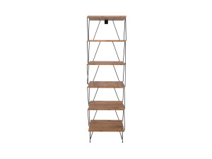 Bücherregal aus Holz "Balaban" - 46 x 30 x 165 cm - Braun