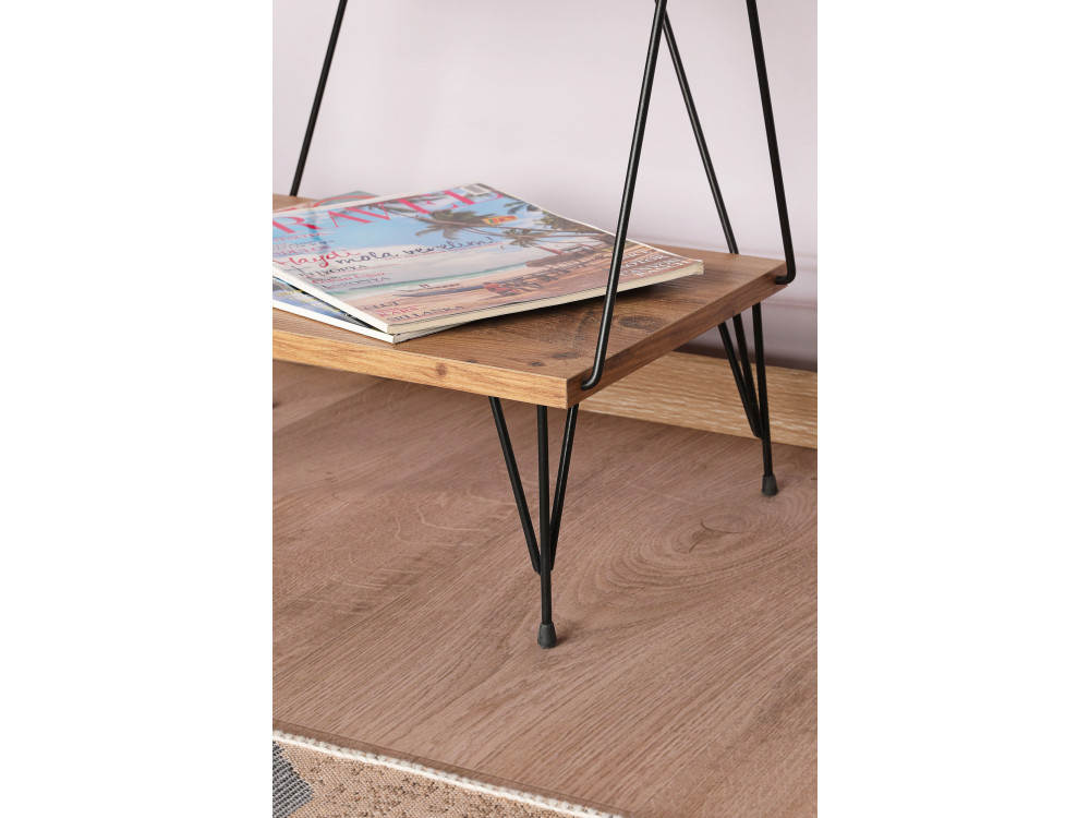Bücherregal aus Holz "Balaban" - 46 x 30 x 165 cm - Braun