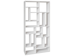 Bücherregal aus Holz "Nicola" - 90 x 30 x 180 cm - Weiß