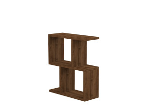 Beistelltisch „Zet“ aus Holz – 45 x 17 x 51 cm – Walnuss