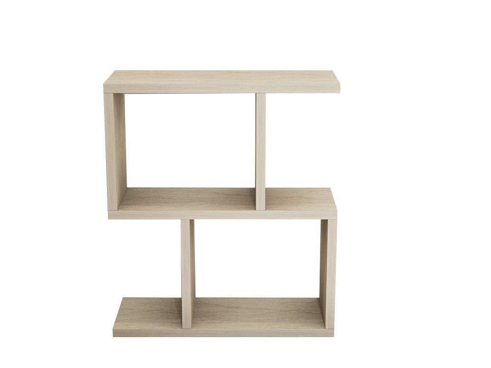 Beistelltisch „Zet“ aus Holz – 45 x 17 x 51 cm – Travertin