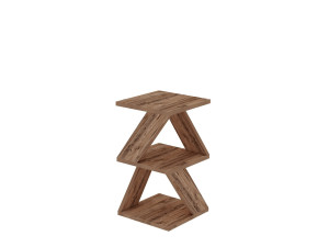 Beistelltisch „Albeni“ aus Holz – 29 x 29 x 54 cm – Atlantische Kiefer