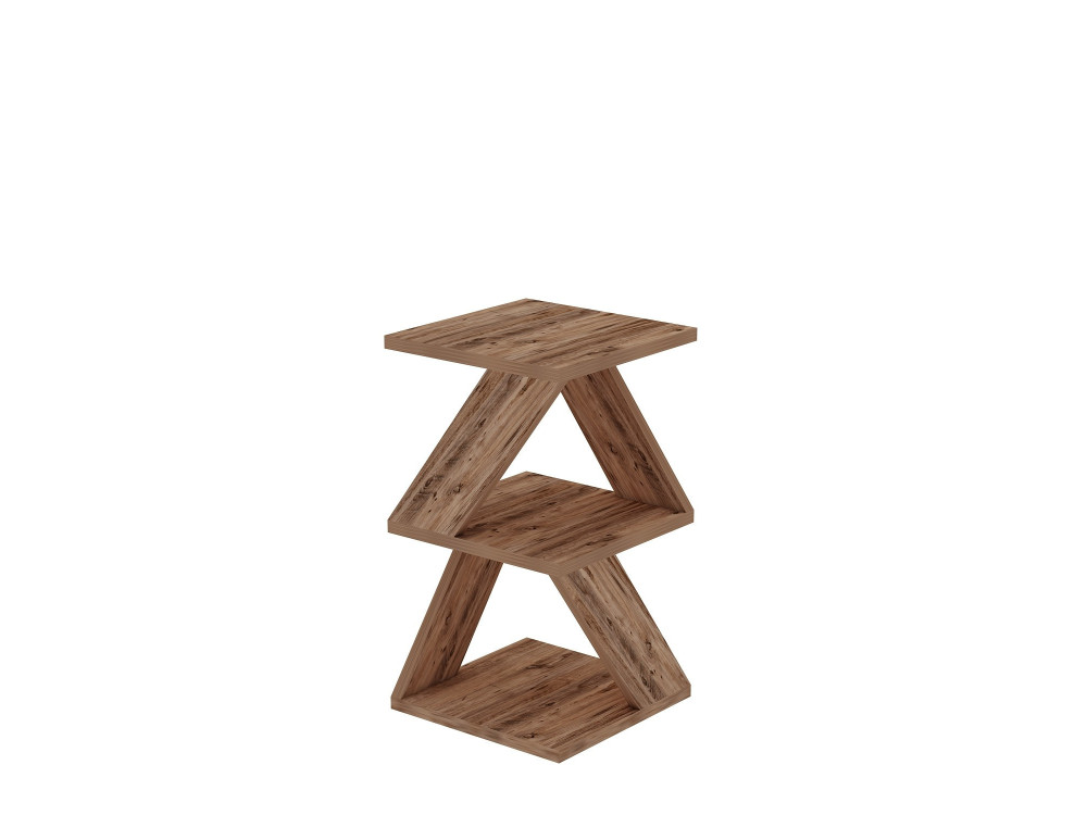 Beistelltisch „Albeni“ aus Holz – 29 x 29 x 54 cm – Atlantische Kiefer