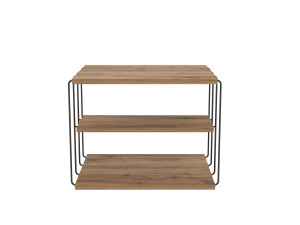 Beistelltisch aus Holz "Lifon" - 50 x 40 x 33 cm - Braun