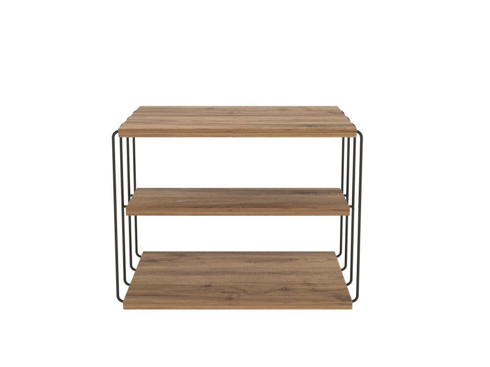 Beistelltisch aus Holz "Lifon" - 50 x 40 x 33 cm - Braun