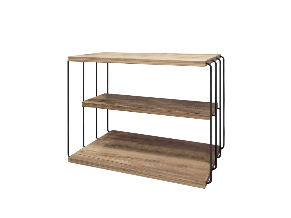Beistelltisch aus Holz "Lifon" - 50 x 40 x 33 cm - Braun