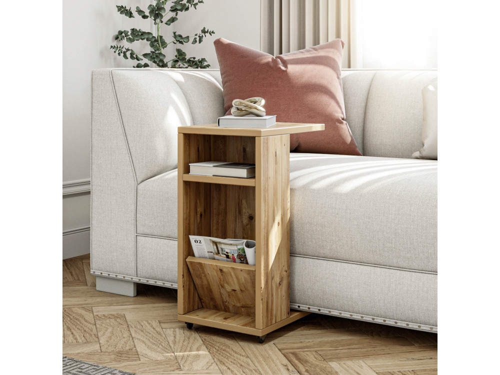 Beistelltisch aus Holz "Filinta" - 30 x 40 x 63 cm - Braun
