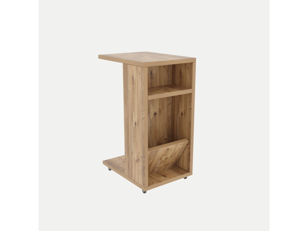 Beistelltisch aus Holz "Filinta" - 30 x 40 x 63 cm - Braun