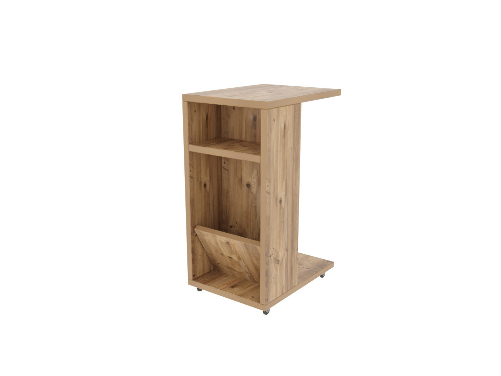 Beistelltisch aus Holz "Filinta" - 30 x 40 x 63 cm - Braun