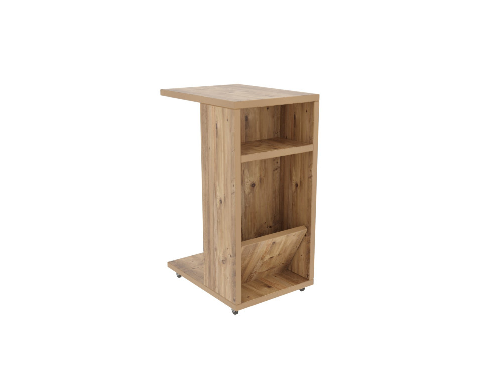 Beistelltisch aus Holz "Filinta" - 30 x 40 x 63 cm - Braun