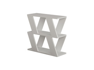 Beistelltisch aus Holz "Lazena" - 60 x 22 x 57 cm - Weiß
