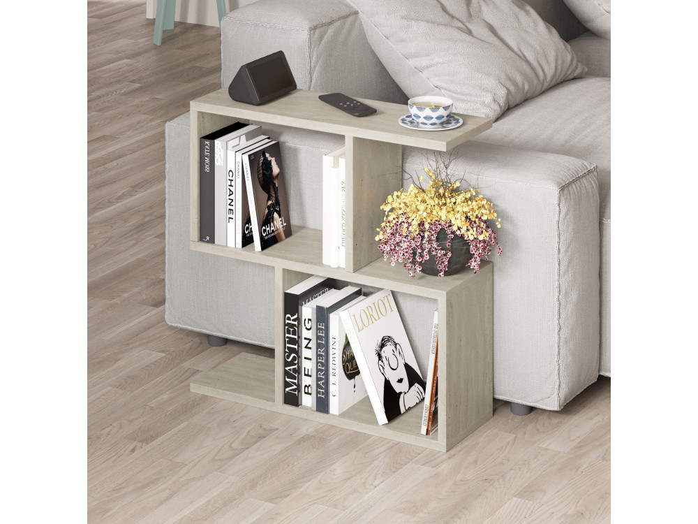 Couchtisch aus Holz "Homemania" - 60 x 60 x 20 cm - Beige