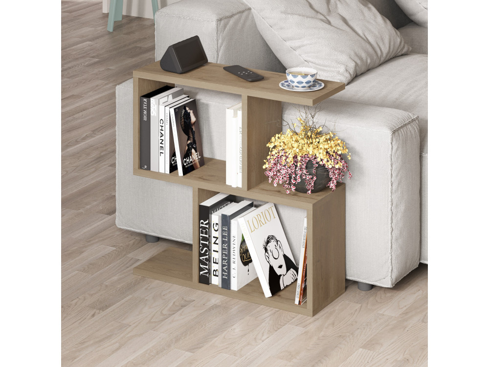 Beistelltisch aus Holz "Homemania" - 60 x 20 x 60 cm - Beige