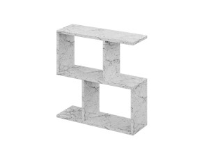 Couchtisch aus Holz "Homemania" 60 x 20 x 60 cm - Carrara Marmor